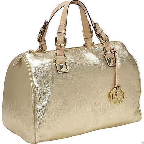 Gold metallic handbags + FREE SHIPPING 